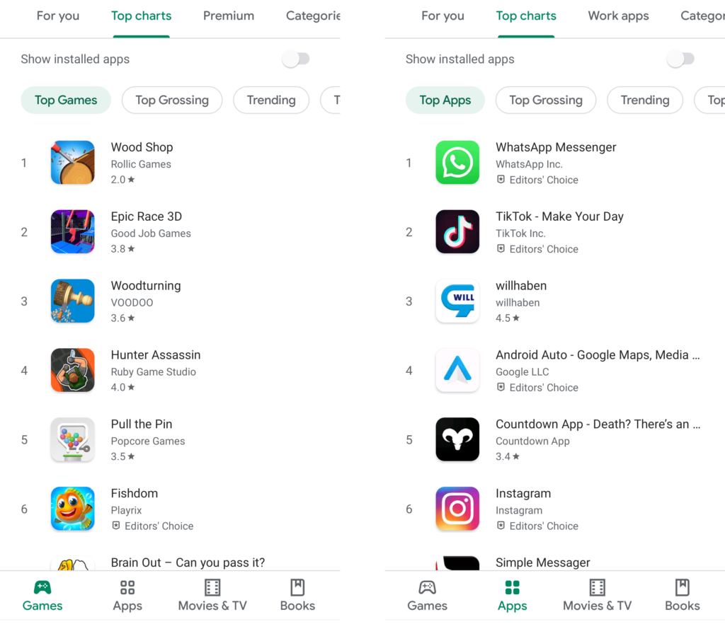 google play featuring