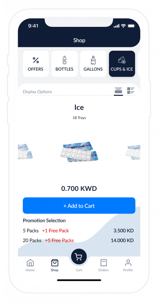 Ice screen mobile