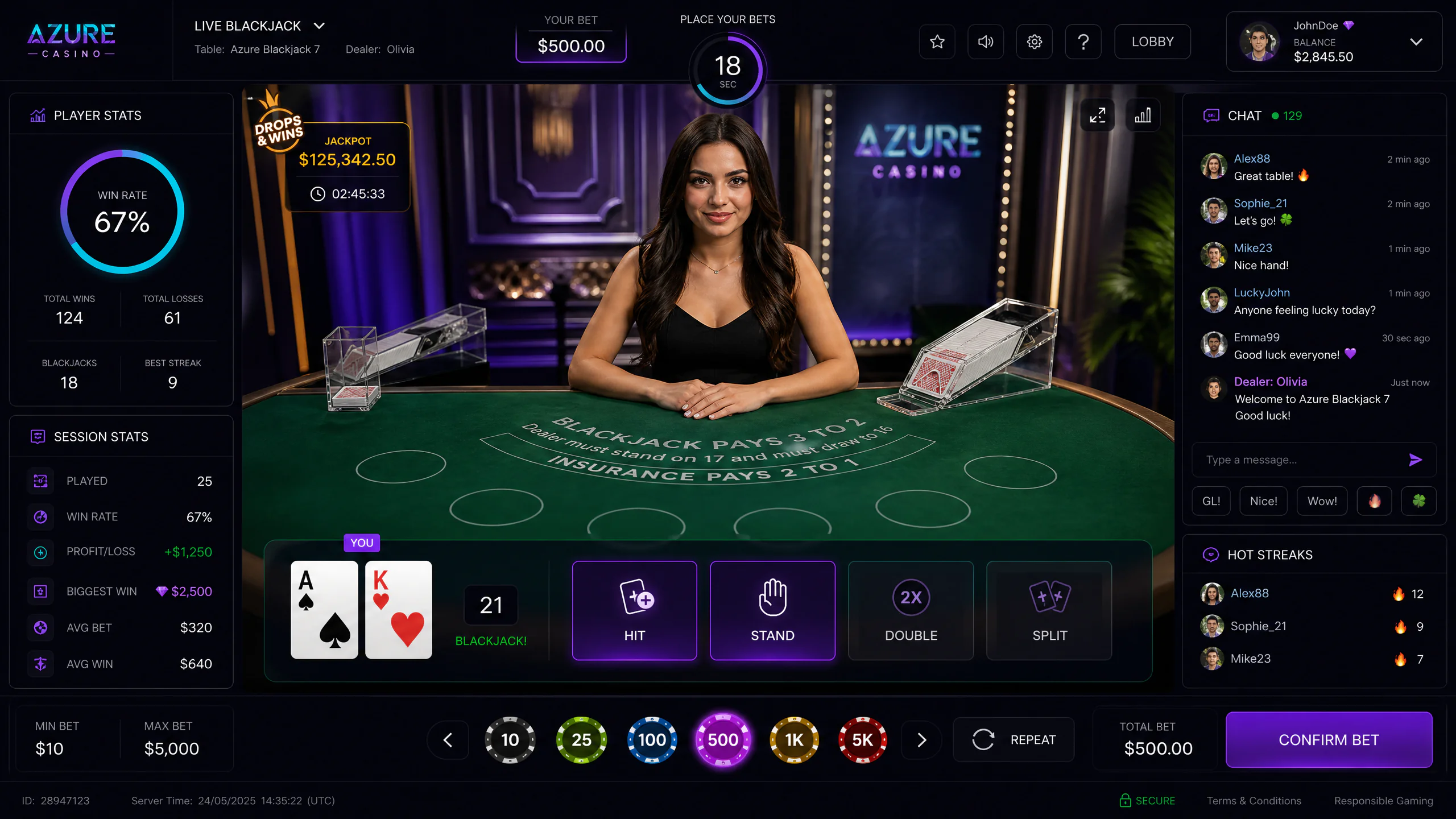 Cocoroza Web UI - Live Game